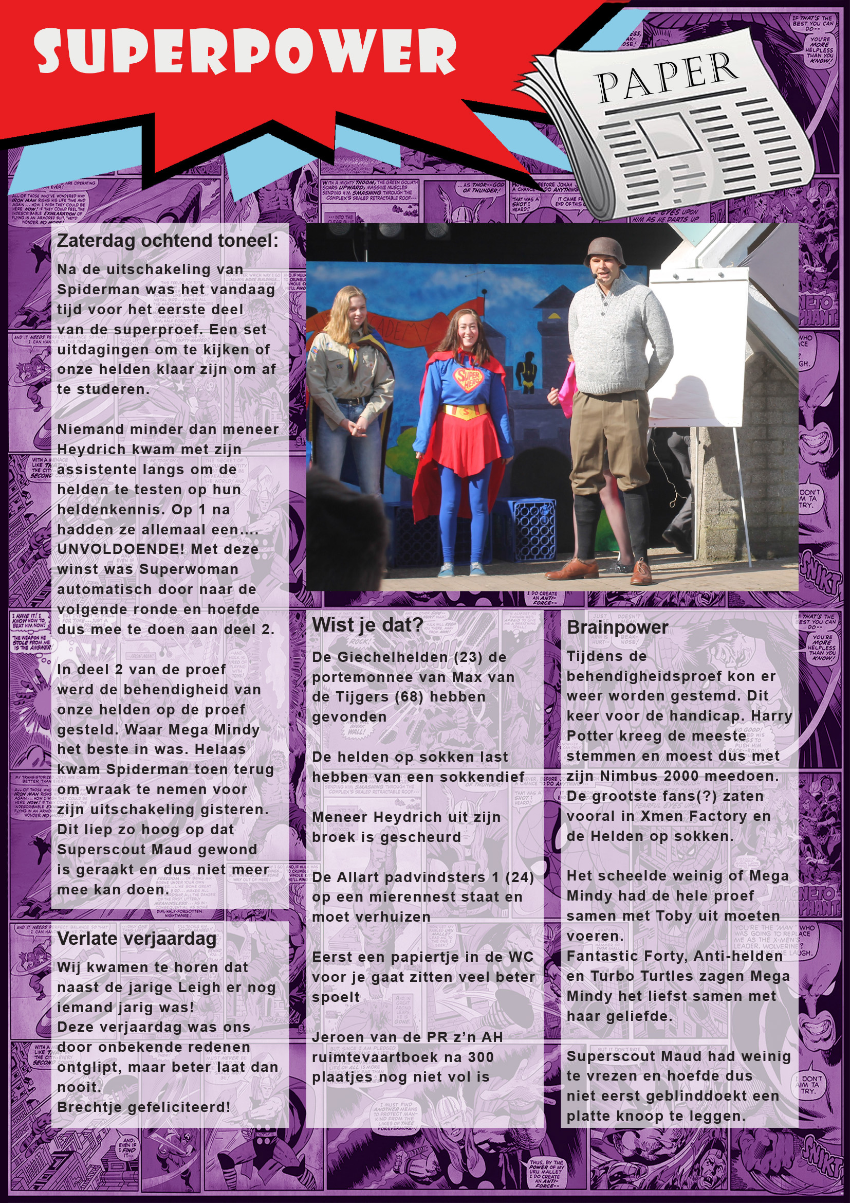 Superpowerpaper Zaterdagavond 20-5-2017